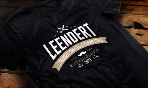 Ontwerp shirts voor Kapsalon Leendert door Comcorde+